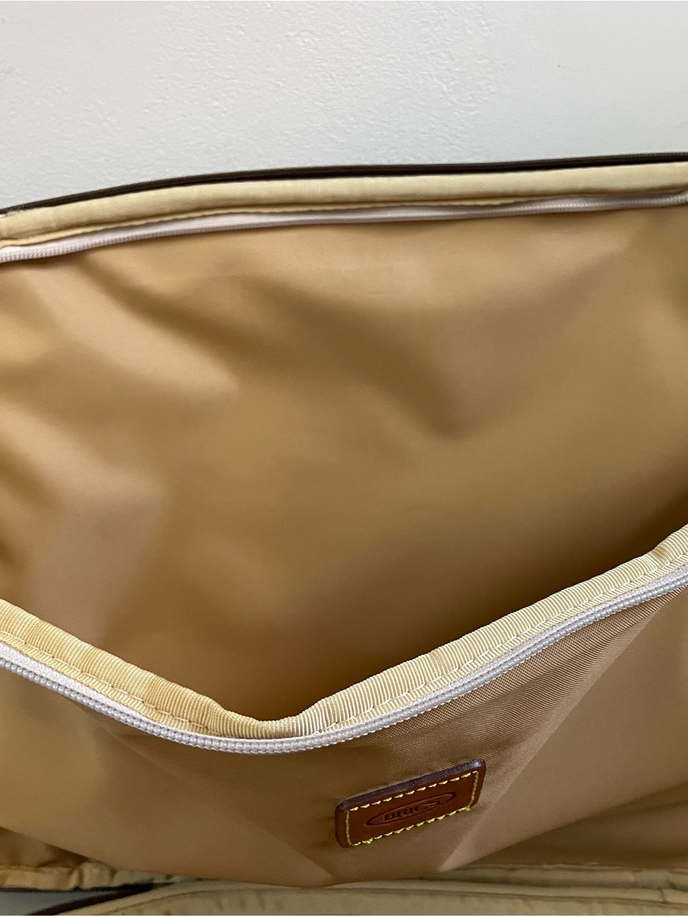 Bric's Dark Brown and Orange Carry-On Suitcase - Picture 9 of 16